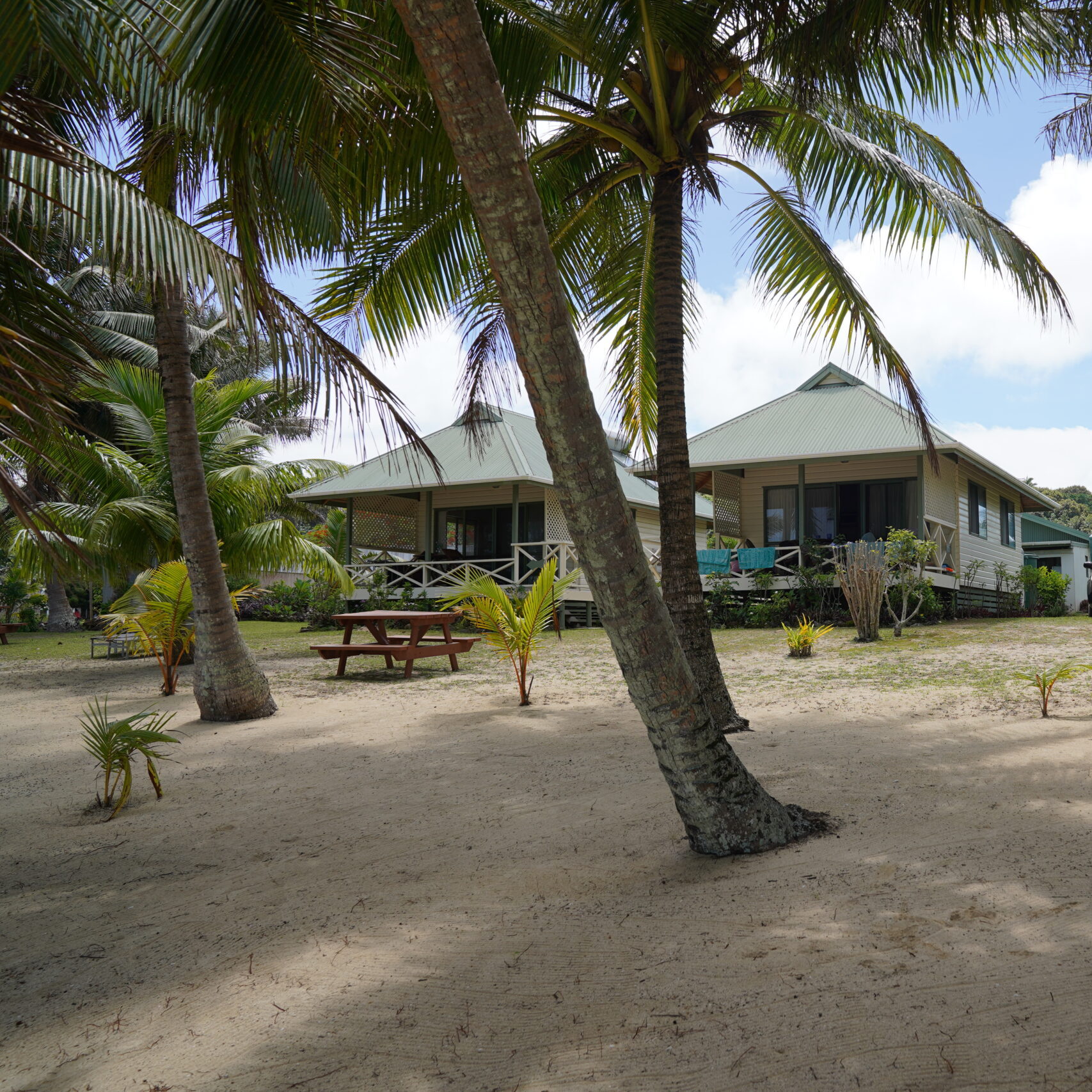 Cook Islands Aitutaki Rucksackfamilie